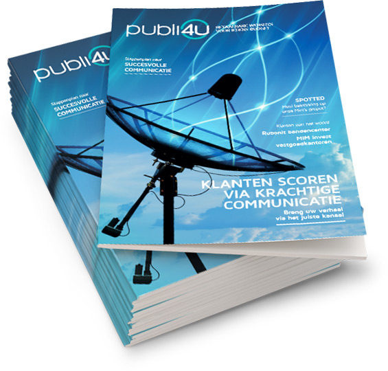 Magazine online en offline communicatie