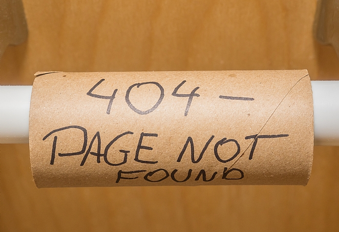 De '404 page not found'-pagina: nuttig of niet? De '404 page not found'-pagina: nuttig of niet?