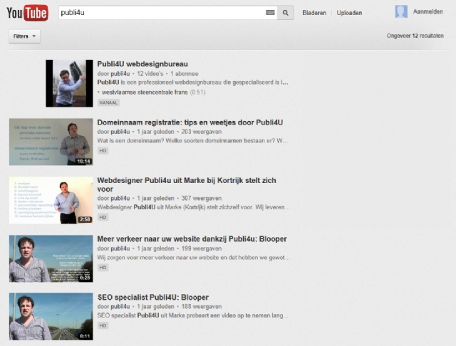 Youtube account maken, aanmelden en video's uploaden Youtube account maken, aanmelden en video's uploaden