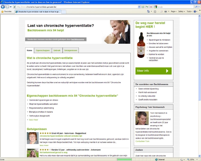 Positief resultaat zoekmachine optimalisatie voor Bachbloesemadvies Positief resultaat zoekmachine optimalisatie voor Bachbloesemadvies