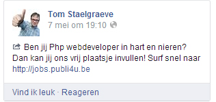 Online rekruteren via Facebook