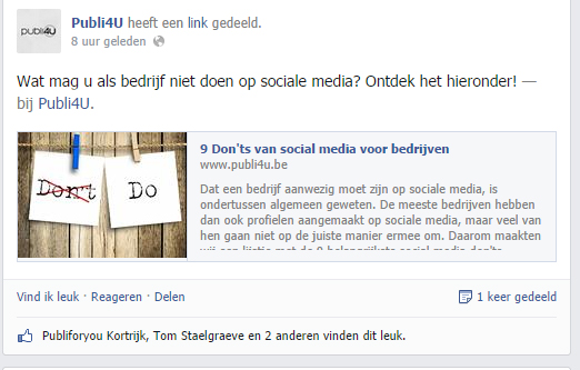 Blog delen op sociale media voor extra web traffic