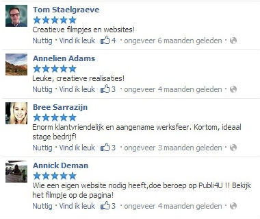 Facebook recensies