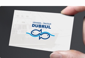 Leuke visitekaartjes voor Vishandel Dubrul