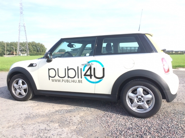 Auto belettering promo Mini