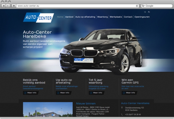 Auto-center uit Harelbeke