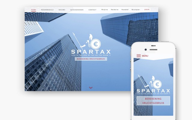 Spartax: online webapplicatie op maat