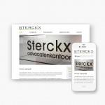 Informatieve website voor advocatenkantoor Sterckx