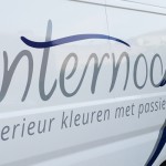 Belettering bestelwagen Internoo