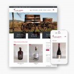 Webshop voor wijnhandel Caves Lenoir uit Marke