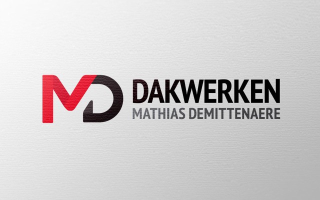 Logo ontwerp voor dakwerken Demittenaere Mathias