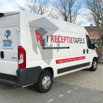 Belettering camionette Receptietafels Huren