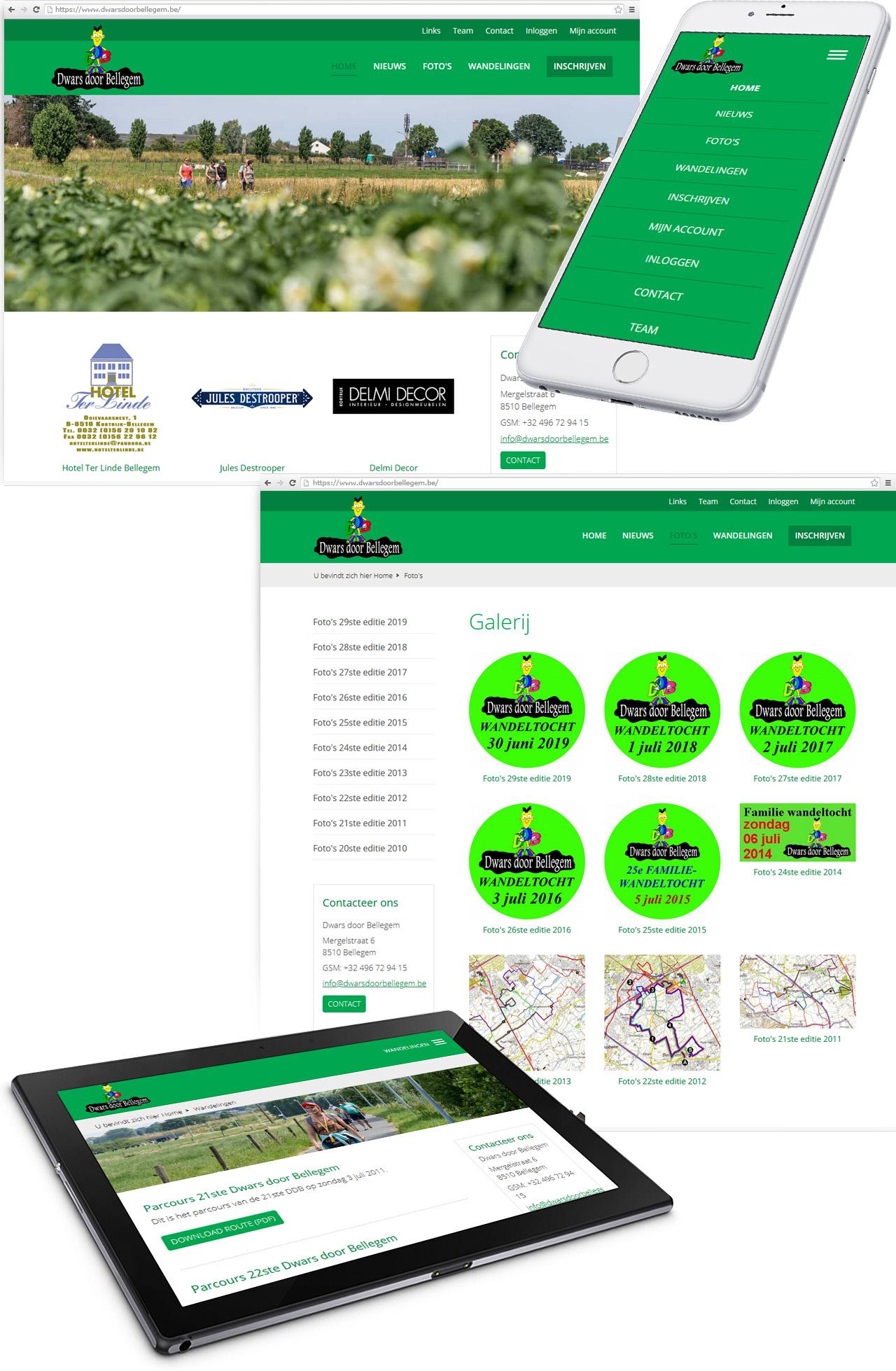 Lite pakket webshop voor Dwars door Bellegem